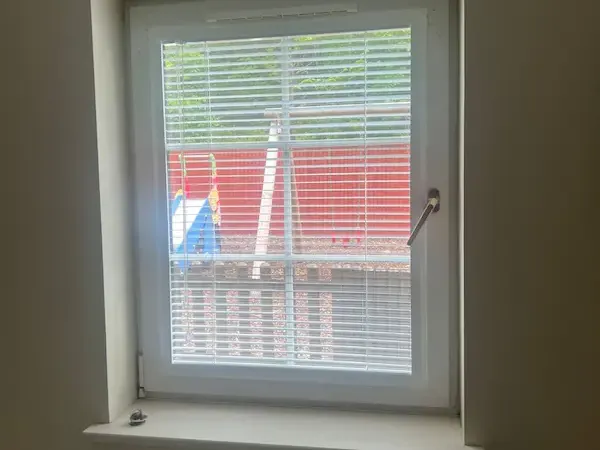 Perfect fit blind on a small window